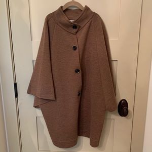 Santorelli Wool Sweater Cape